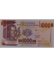 Гвинея 1000 франков 2017 UNC